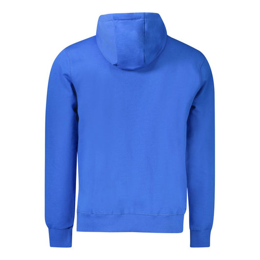 North Sails Blue Cotton Men Sweater NO-34383-M