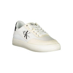 Calvin Klein Chic White Lace-Up Sneakers with Contrast Detailing CA-25093-EU36/US6