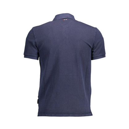 Napapijri Blue Cotton Polo Shirt