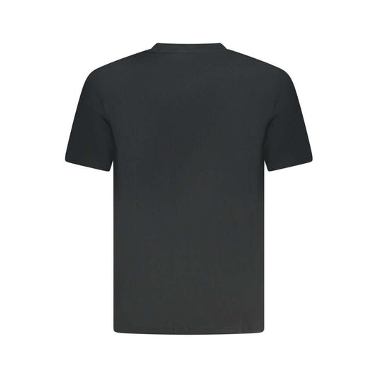 Converse Black Cotton Men T-Shirt CO-38354-XXL
