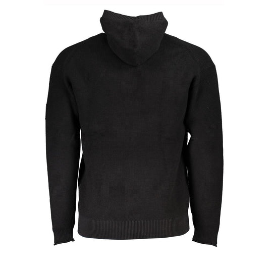 Calvin Klein Sleek Cotton Hooded Sweater with Logo Detail CA-24850-S