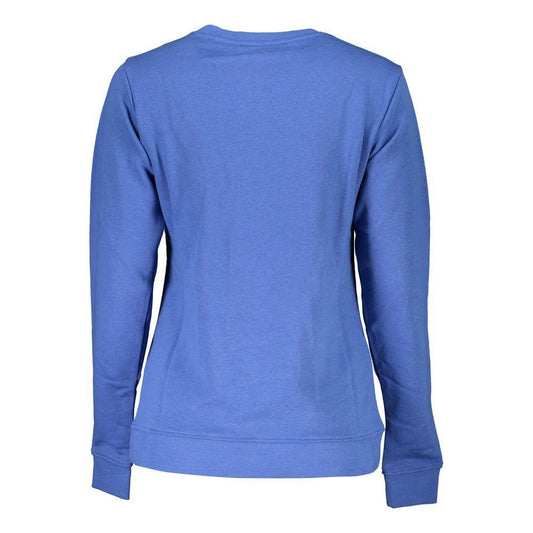Cavalli Class Blue Cotton Sweater CA-26750-XS