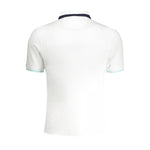 La Martina White Cotton Polo Shirt LA-30436-L-FBB-378