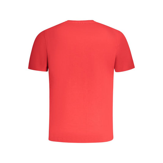 North Sails Red Cotton Men T-Shirt NO-34004-S