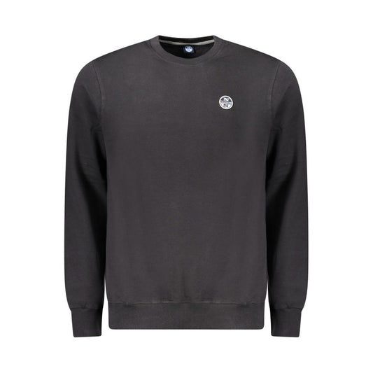 North Sails Black Cotton Men Sweater NO-34348-S