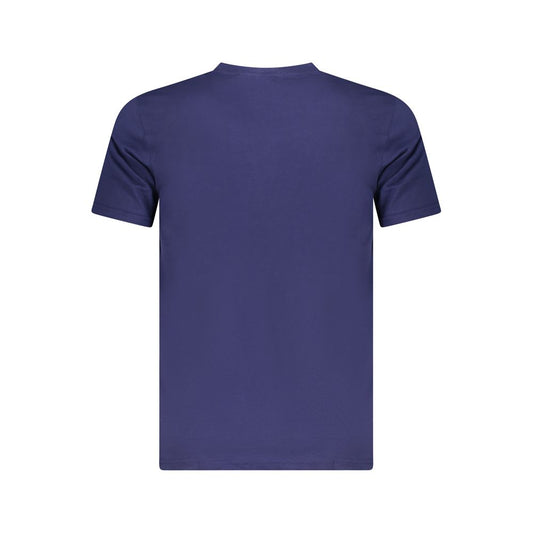 Cavalli Class Blue Cotton Men T-Shirt CA-36685-M