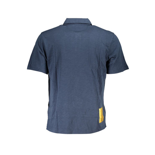 La Martina Classic Short-Sleeved Blue Polo LA-23082-S