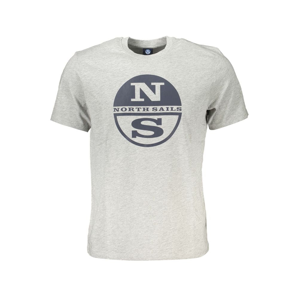 North Sails Brown Cotton Men T-Shirt NO-27315-S