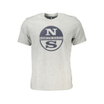 North Sails Brown Cotton Men T-Shirt NO-27315-S