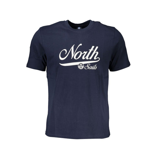 North Sails Blue Cotton T-Shirt NO-27311-S