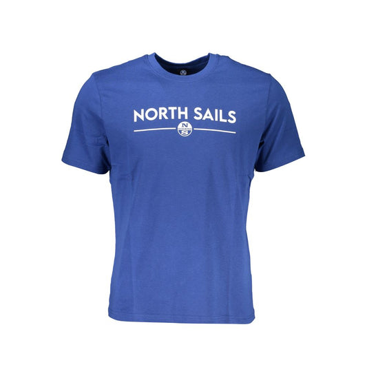 North Sails Blue Cotton T-Shirt NO-27342-S