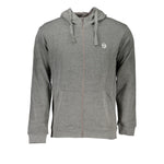 Sergio Tacchini Brown Cotton Men Sweater with Hood SE-27357-L