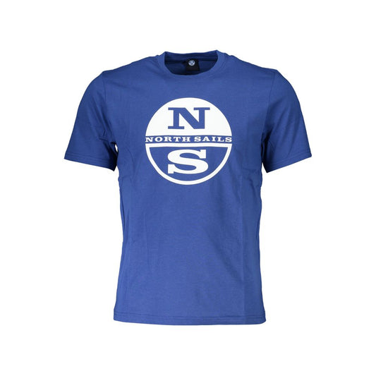 North Sails Blue Cotton T-Shirt NO-27959-M