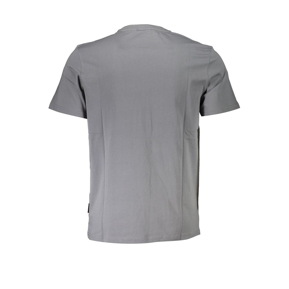 Napapijri Brown Cotton Men T-Shirt NA-28170-S