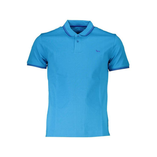 Harmont & Blaine Light Blue Cotton Men Polo Shirt HA-28215-S
