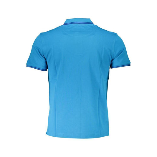 Harmont & Blaine Light Blue Cotton Men Polo Shirt HA-28215-S