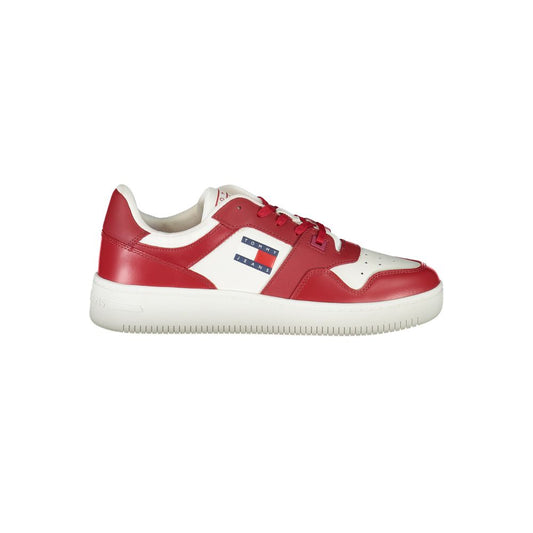 Tommy Hilfiger Pink Leather Men Sneaker TO-28518-EU40/US7