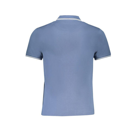 Harmont & Blaine Blue Cotton Polo Shirt HA-29113-L-FBB-379