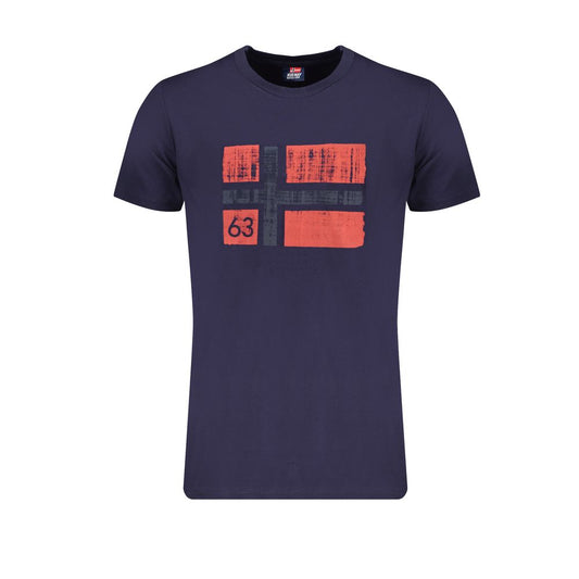 Norway 1963 Blue Cotton T-Shirt NO-29192-M