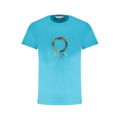 Trussardi Blue Cotton T-Shirt