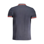 Cavalli Class Blue Cotton Polo Shirt CA-30270-M