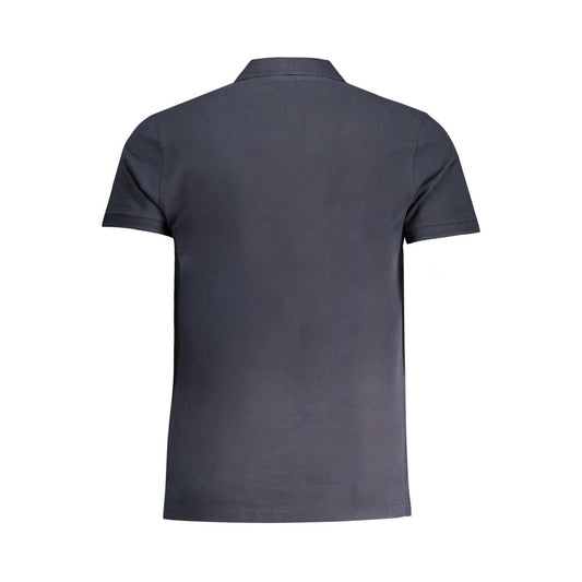 Cavalli Class Blue Cotton Polo Shirt CA-30271-M
