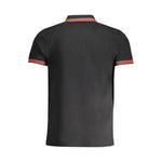 Cavalli Class Black Cotton Polo Shirt CA-30274-L