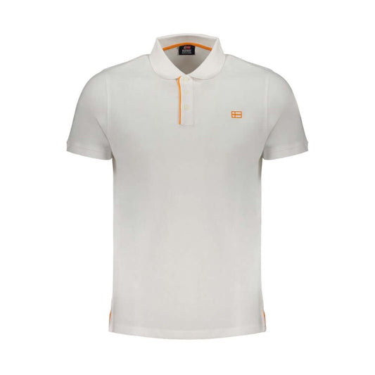 Norway 1963 White Cotton Polo Shirt NO-31092-M
