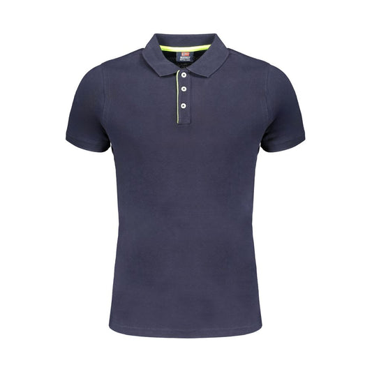 Norway 1963 Blue Cotton Polo Shirt NO-31095-XXL