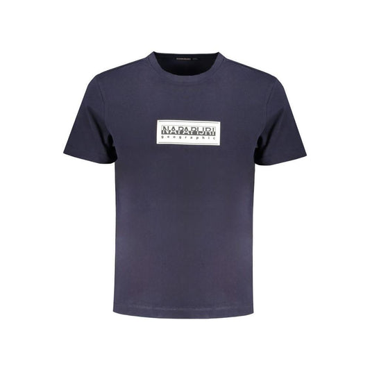Napapijri Blue Cotton T-Shirt NA-31616-S