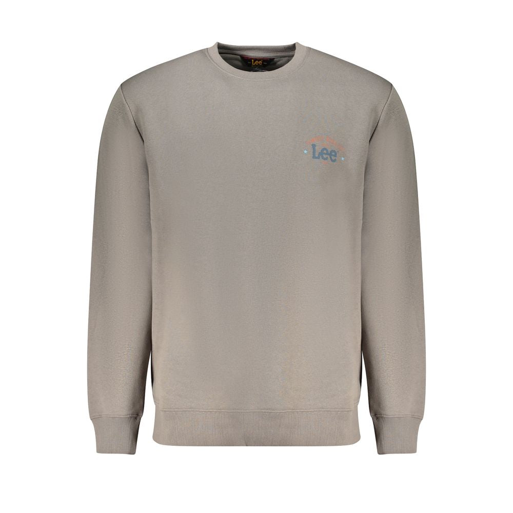 Lee Gray Cotton Men Sweater LE-32014-S