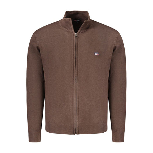Norway 1963 Brown Polyamide Men Cardigan NO-33188-L
