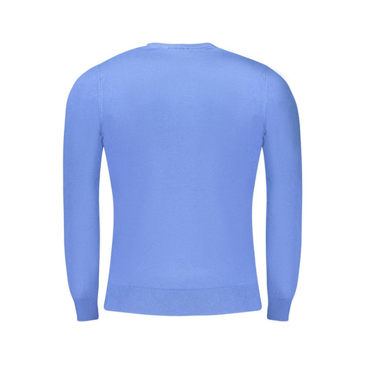 Cavalli Class Blue Viscose Men Sweater CA-33480-M