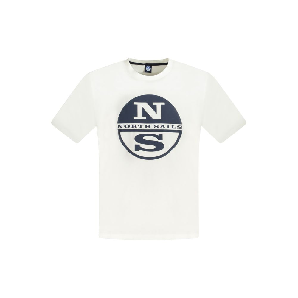 North Sails White Cotton Mens TShirt NO-33737-S