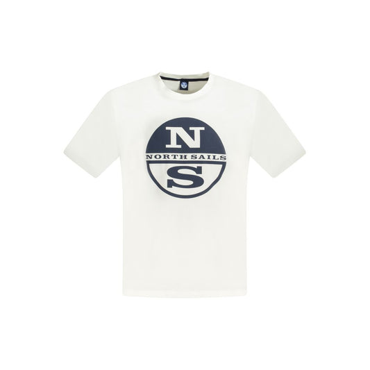 North Sails White Cotton Mens TShirt NO-33737-S