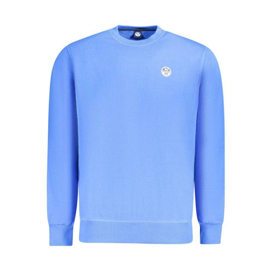 North Sails Blue Cotton Men Sweater NO-33743-S
