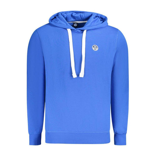 North Sails Blue Cotton Men Sweater NO-33773-S