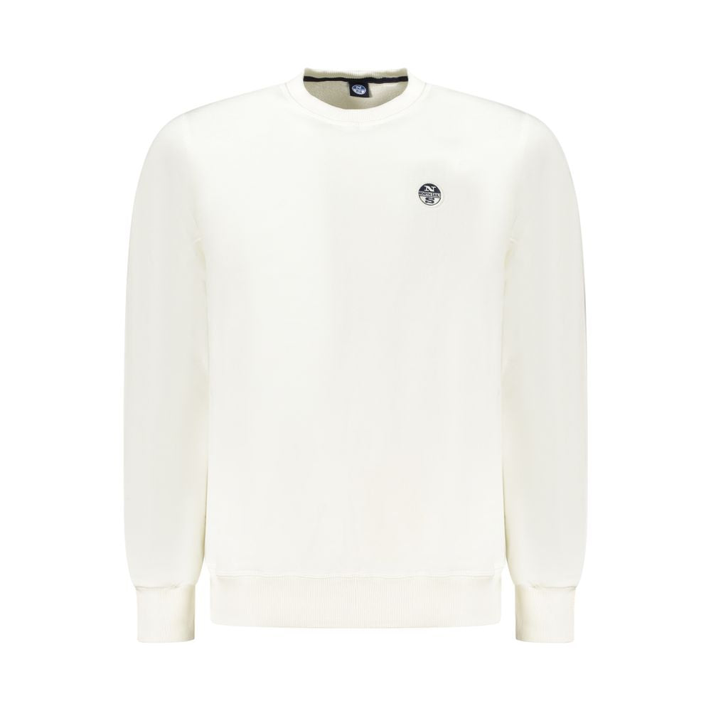 North Sails White Cotton Men Sweater NO-34350-S