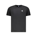 North Sails Black Cotton Men T-Shirt NO-34356-S