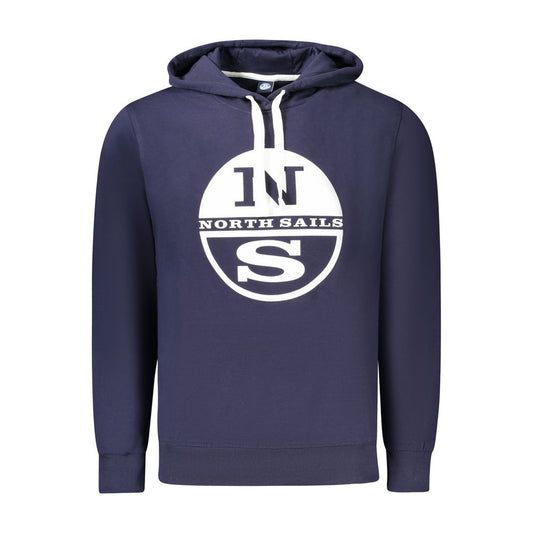 North Sails Blue Cotton Men Sweater NO-34374-S