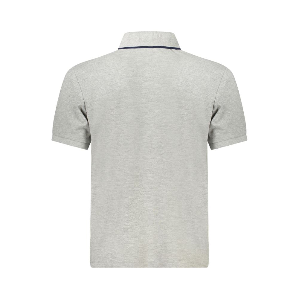 North Sails Gray Cotton Polo Shirt