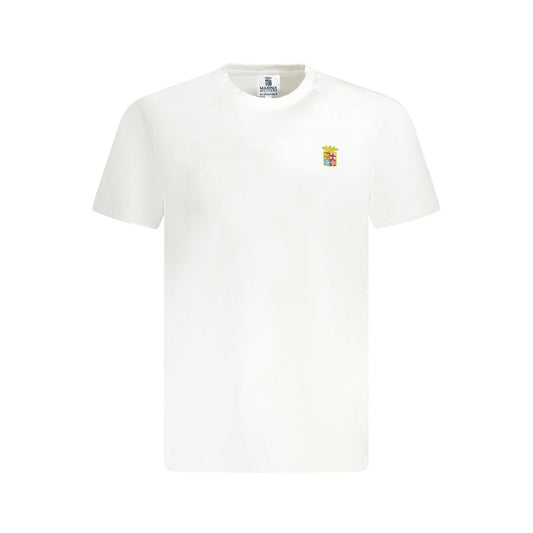 Marina Militare White Cotton T-Shirt MA-35466-XXL