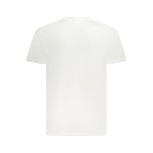 Calvin Klein White Cotton T-Shirt CA-35628-XL