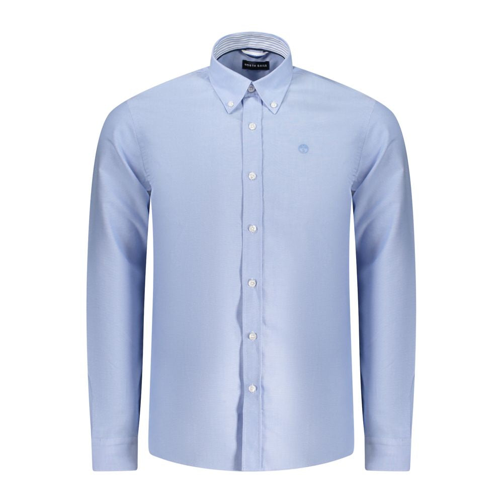 North Sails Light Blue Cotton Men Shirt