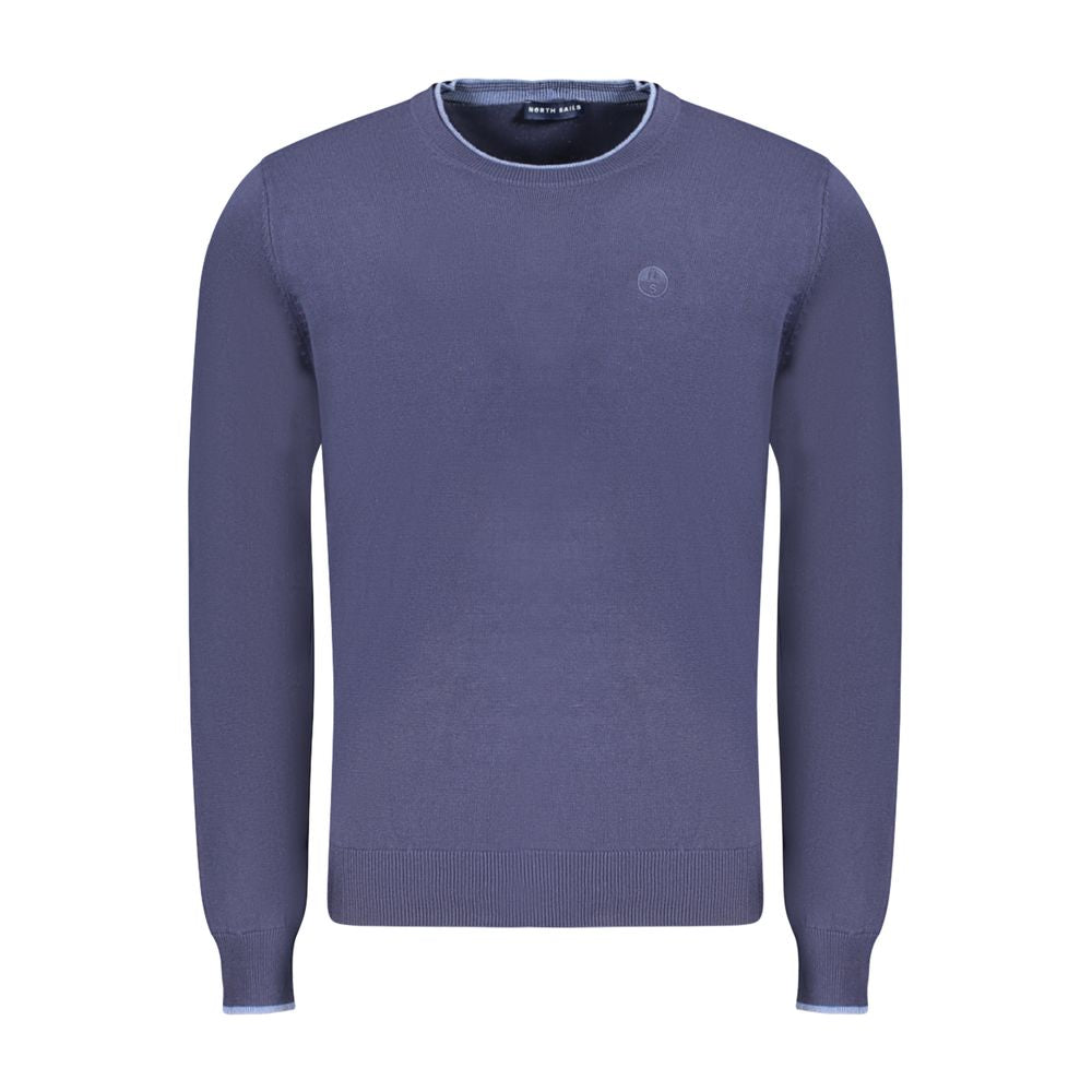 North Sails Blue Cotton Men Sweater NO-35815-S