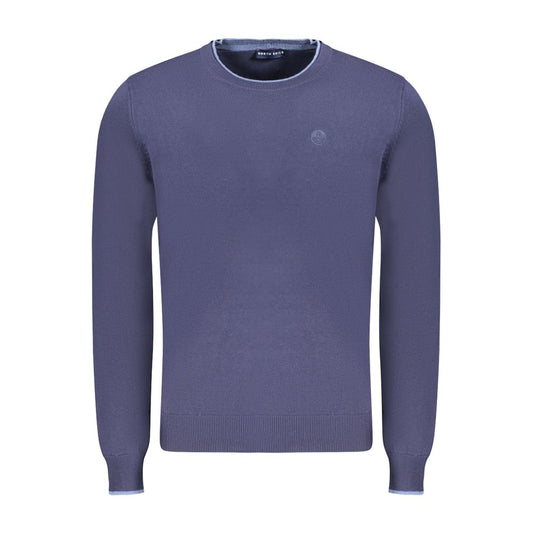 North Sails Blue Cotton Men Sweater NO-35815-S