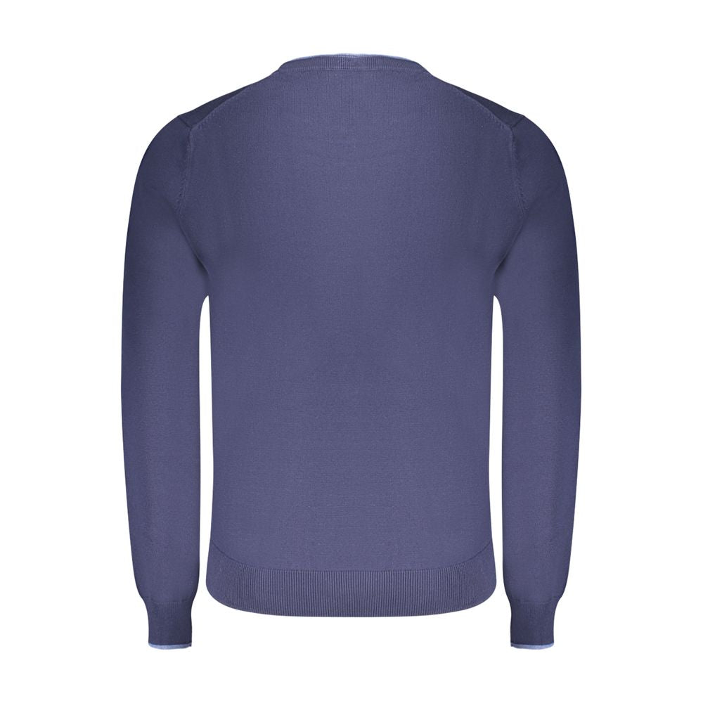 North Sails Blue Cotton Men Sweater NO-35815-S