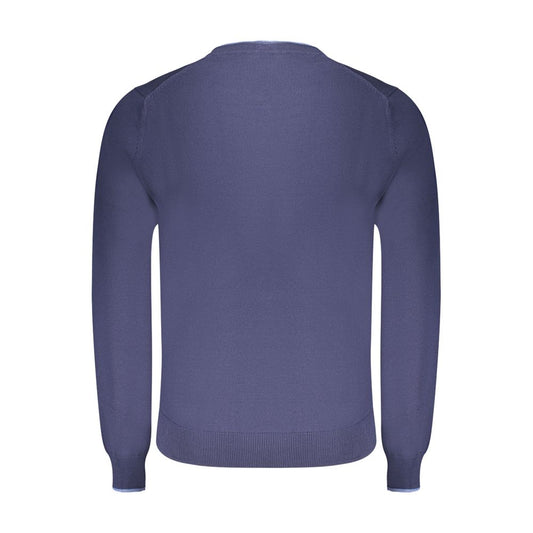 North Sails Blue Cotton Men Sweater NO-35815-S