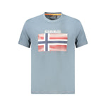 Napapijri Brown Cotton Men T-Shirt NA-35883-S