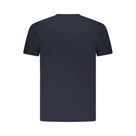 Cavalli Class Blue Cotton Men T-Shirt CA-36638-M